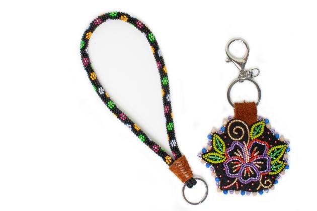 Beaded keychain