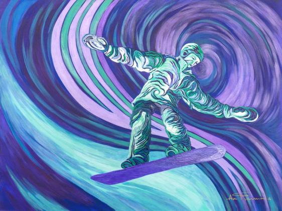 Snowboarder male - Arctic Winter Dreams