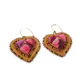 Tufted earrings