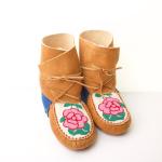 Beaded Moosehide Wraparounds