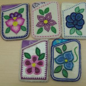 Fully Beaded Card Holders