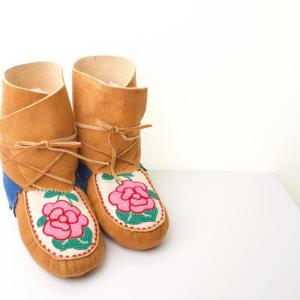 Beaded Moosehide Wraparounds